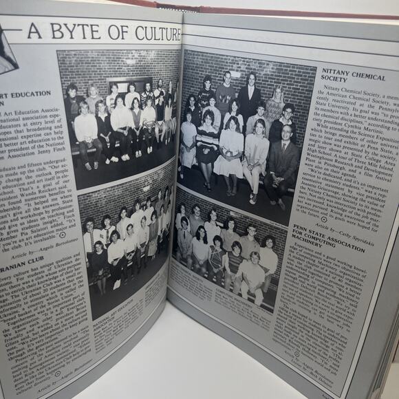 1986 PENN STATE UNIVERSITY ANNUAL YEARBOOK LA VIE pristine, hardcover, embossed - Picture 5 of 11